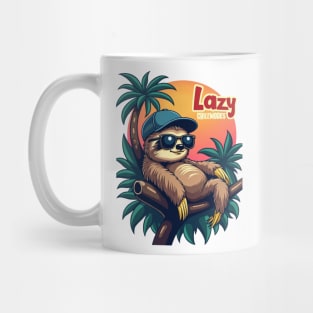 Slothful Serenity: Embracing the Lazy Life Mug